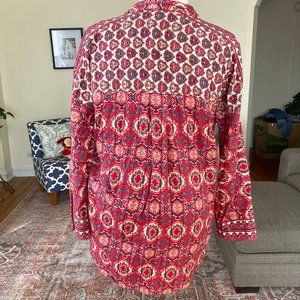 ❤️🧡💛 NWOT Women's Large Free People Intimately Long Sleeved Multi-Colored Top